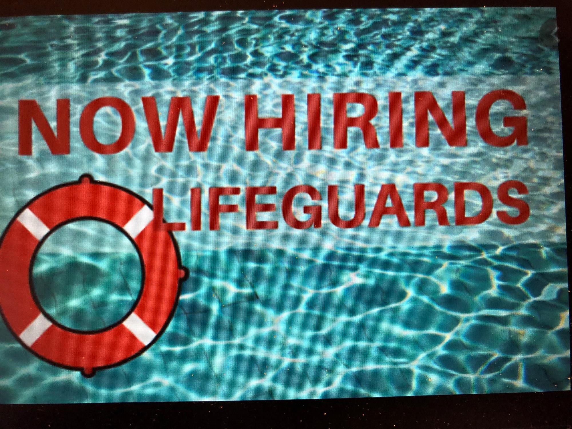 Lifeguards needed